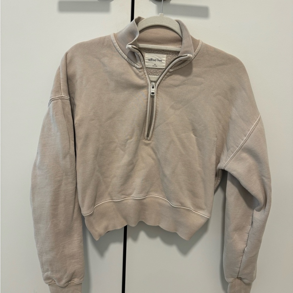 Wilfred Free Cropped Zip Up